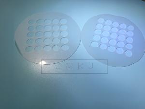 Wholesale Punching Sapphire Lens Optical Wafer With Hole , Al2O3 Single Crystal Glass from china suppliers