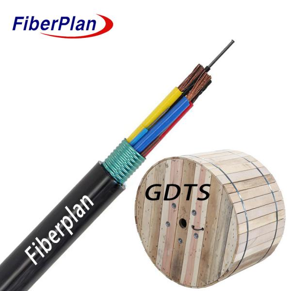 G652D SM Fiber Cable With FRP Central Strength Member And Water Blocking Tape