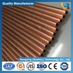Straight Pure AC Copper Tube / Copper Pipe ASTM C1100 C10200 for Customization