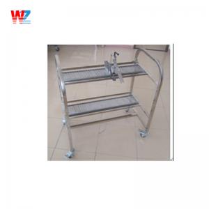Wholesale 1x0.9x0.8m SMT Feeder Carts FUJI XP Feeder Cart Silver Color For Storage from china suppliers
