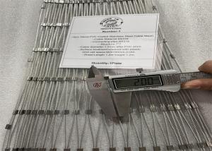 Wholesale 2mm Rope Diameter Ferruled Woven Wire Rope Mesh 30 Years Use Life from china suppliers