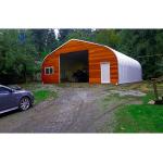 Large Span Steel Frame Heat Insulated Expandable Galvanized Warehouse for Car