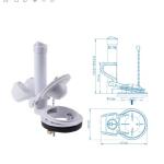 Hotel And Toilet White Plastic Toilet Flush Flapper For Most 3-In Flush Valves