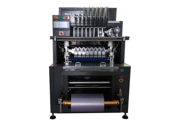 Quality Rolled Overlay Card Making Auxiliary Equipment , 5-7 Meters / Minute Magnetic Strip Machine for sale