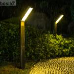 Solar Lawn Lights Outdoor Waterproof, Auto On/Off Bright LED Solar Powered