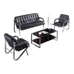 Simple Office Sofa Coffee Table Combination Set for Modern Business Meeting
