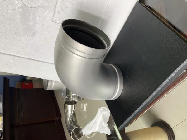 Round Head Grooved 90 Degree Steel Pipe Elbow Quick Connection For Textile Oil
