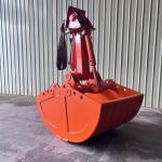Mechanical Hydraulic Excavator Clamshell Bucket For 20 Tons 25 Tons Excavator