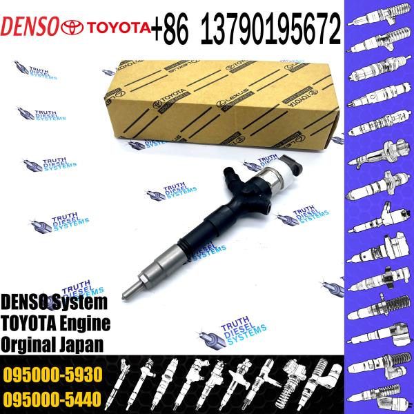 common rail injector 095000-5930 for toyota truck diesel pump injector 23670