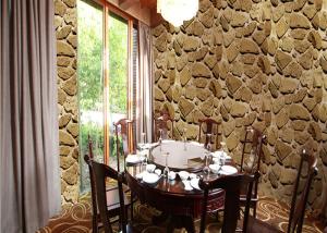 Wholesale Mable Printing 3D Home Wallpaper , Scrubable 3d wallpaper for home decoration from china suppliers