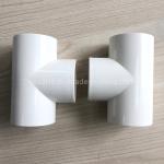 Samples US 3/Piece PVC Pipe Fitting White UPVC Equal Tee 3 Way Connector Pn16