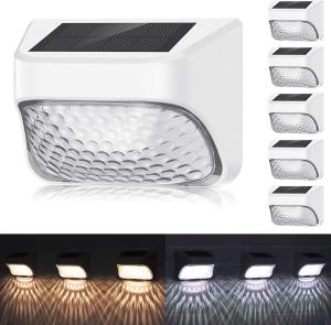 Wholesale IP65 Waterproof Solar Fence Light With Warm White RGB Light Color from china suppliers