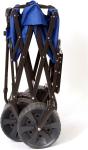 Collapsible Four-wheel Utility Wagon Cart for Outdoor Camping Beach and Garden