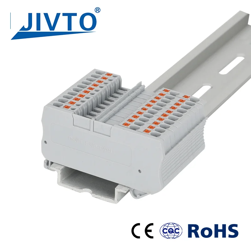 D-PT1.5-QU End Barrier Plate For PT 1.5 QUATTRO Wire Electrical Connector Din Rail Terminal Block Accessories End Cover