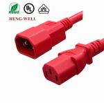 IEC C13 C14 C19 C20 C21 Power Cables 18/16/14AWG Blue/Red/Black extension Power