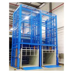 Wholesale Fully Caged Cargo Lift 3m 5m 7m 9m Hydraulic Freight Elevator For Warehouse from china suppliers