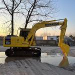 11Ton Used Komatsu PC110 Hydraulic Excavators Construction Earthwork Machinery