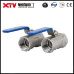 Stainless Steel Manual Floating Ball Valve for Oil Media Application