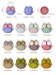 Owl Shape Silicone Baby Suction Plate Non Toxic BPA Free With Pantone Color