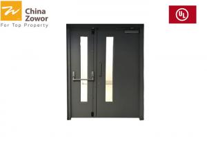 China Heat Transfer 45mm Leaf 90Mins Glazed Fire Rated Doors on sale