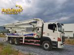 Refurbished Used ZOOMLION Concrete Pump Truck 140 cubic per hour