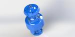 DN50 - DN300 Sewage Air Release Valve Anti Corrosion / High Temperature