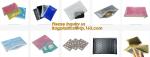 Holographic Factory Shiny gold Cosmetic bag Zipper Bubble Bag zip-lock Slider