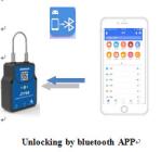 Fuel Tanker Oil Tanker GPS Keyless Padlock RFID Electronic Security Lock