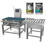 Food Industry Automatic Check Weigher 304 Stainless Steel Structure Material