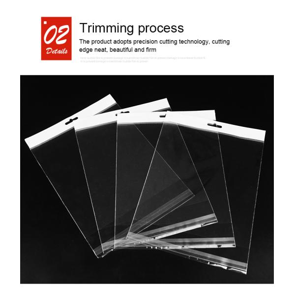 Mobile Phone Case Packaging Custom Printed OPP Self Adhesive Bags with Transparent Design