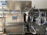 100L PLC Touch Screen Paste Vacuum Emulsifier Mixing Machine Foundation