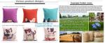 Promotional Solid Color Velvet Cushion Cover Super Soft Decorative Velvet