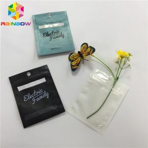 Wholesale Transparent Clear Front Plastic Pouches Packaging Aluminum Foil Back Weed Mylar Bag from china suppliers