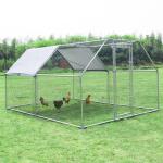 UV Stabilised Polyester Roof D4m Walk In Chicken Cage