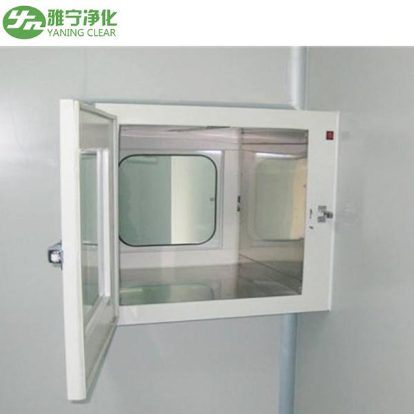 YANING New Stainless Steel Automatic Air Shower Pass Box High Performance Static Pass Box