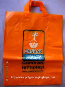 Wholesale Clothes Packaging Soft Loop Handle Bag With Customized Logo / Retail Shopping Bag from china suppliers
