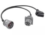 16 Pin Adapter Deutsch To Obd2 Wire Harness Connector Y Cable J1708 6 Pin