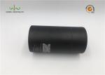 Custom Printed Black Color Cardboard Cylinder Tubes , Deodorant Paper Tube
