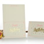 Holiday Birthday 250g Ivory Board Recycled Paper Cards Custom Printing