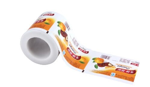 Plastic Food Wrapping Film / Custom Printing Sachet Packaging roll film / Red Plastic Film Roll
