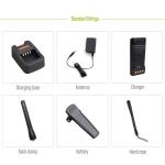 PD790Ex Walkie Talkie GPS Screen Digital-analog Compatibility IP67 Waterproof