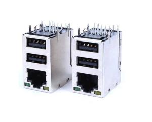 Wholesale RJ45 Magnetic Jack Dual USB 2.0 Ethernet from china suppliers