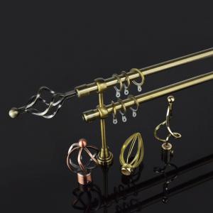 Wholesale Hollow Out Multi Shaped 300cm Copper Pipe Curtain Pole from china suppliers