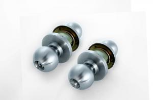 Wholesale 304 Stainless Steel Cylinder Door Knobs Cylindrical Knob Handle Lockset from china suppliers
