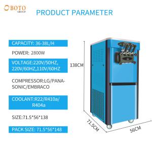 Wholesale High Quality Commercial Stainless Steel Ice Cream Machine For American Market from china suppliers