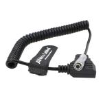 Female Coiled Camera Power Cable PORTKEYS BM5 BM7 Anton Bauer D- TAP To 4 Pin