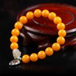 Wholesale Natural Healing Handmade Crystal Honey Amber Raw Stone Bracelet For