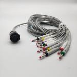 Kanz PC - 103 / 104 EKG Cable 16 Pin Connector Grey Color TPU Material