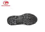 Black Mens Lace Up Genuine Leather Military Boots Water Resistant Fashion