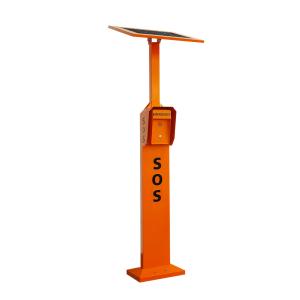 Wholesale GSM / 3G / Wireless Emergency Phone Tower with Solar Powered For Highway Roadside from china suppliers